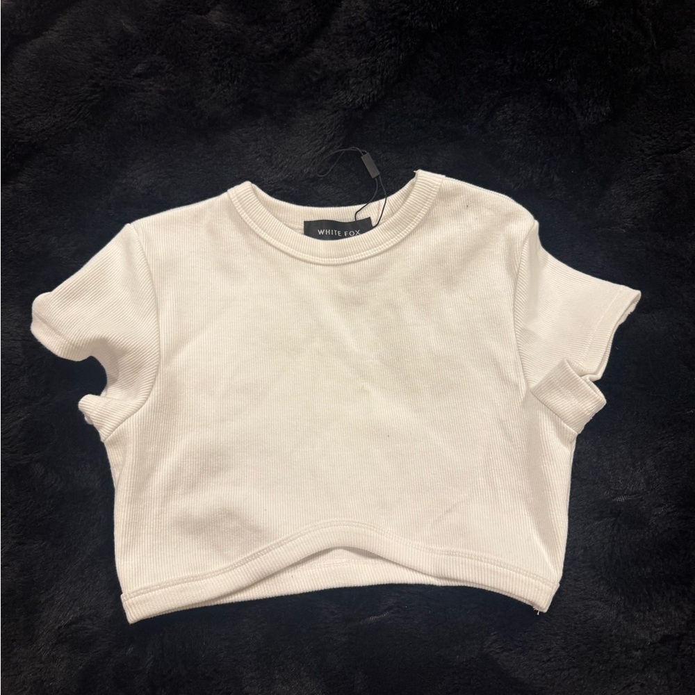White Fox Boutique White Crop Top